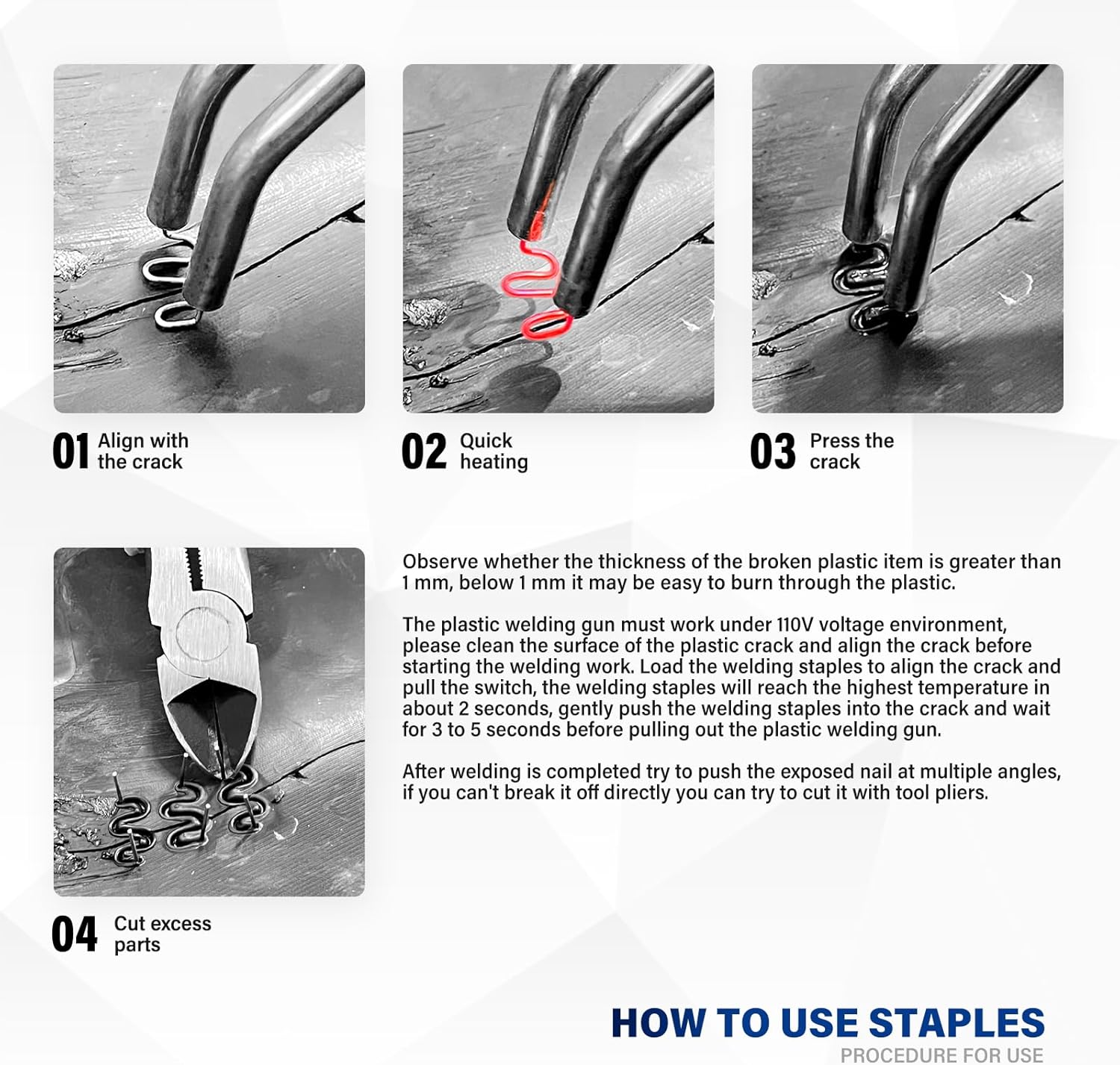 Instructions for Using a Plastic Welder