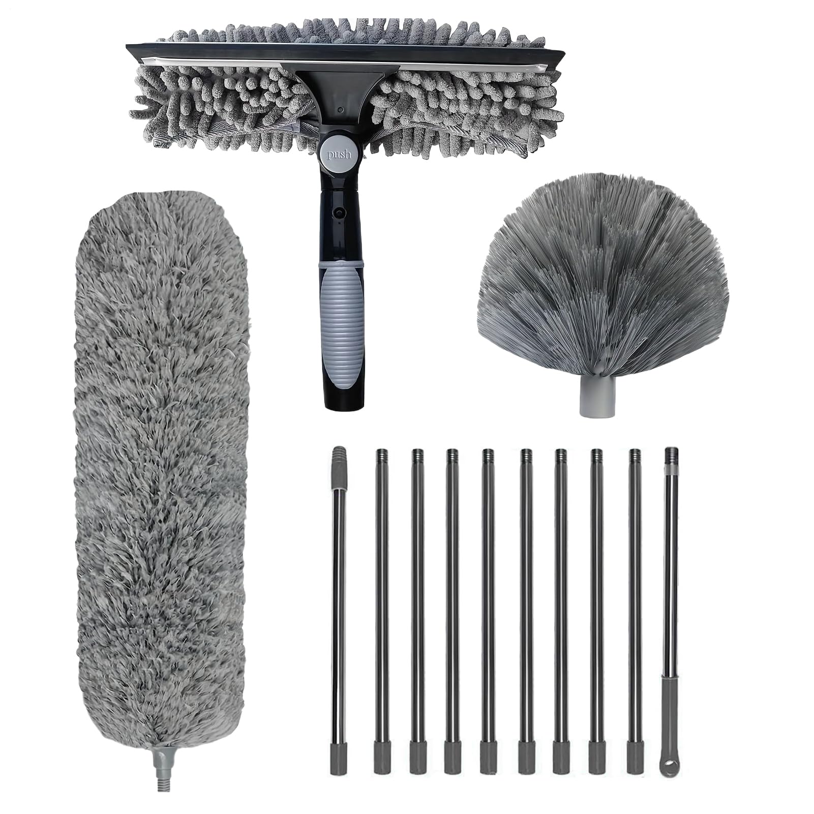 Hochreichender Staubwedel Multifunktionale ergonomische