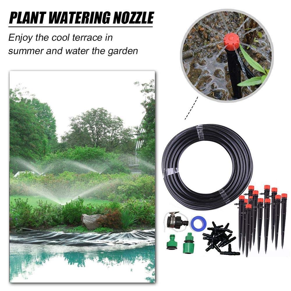 25M Fai da Te irrigazione Goccia a Goccia Sistema di innaffiatura del Giardino Innaffiatura Automatica del Tubo Flessibile Regolabile Micro Dripper Giardino del corredo irrigazione Kit