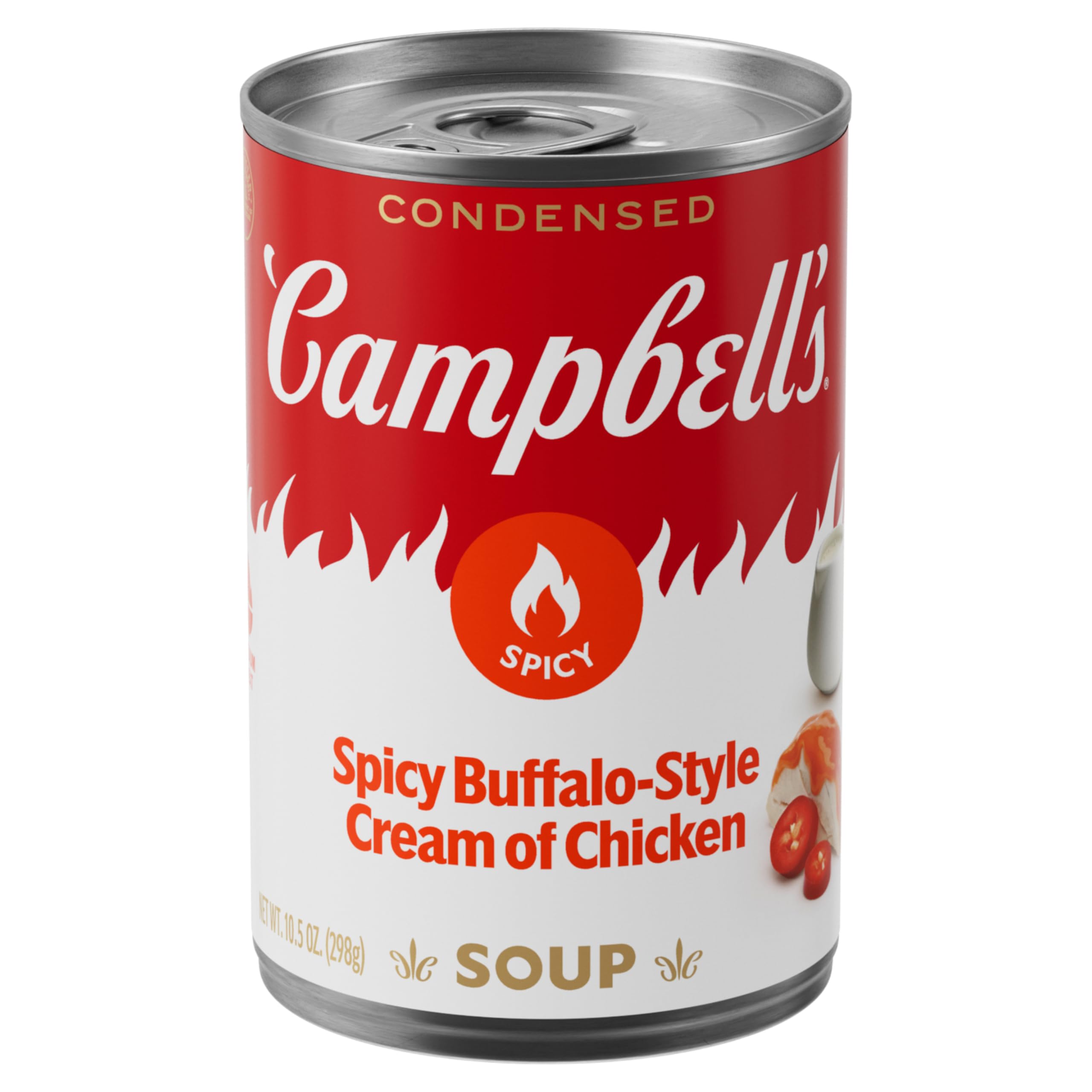 Condensed Spicy Buffalo-Style Cream of Chicken Soup, 10.5 oz Can