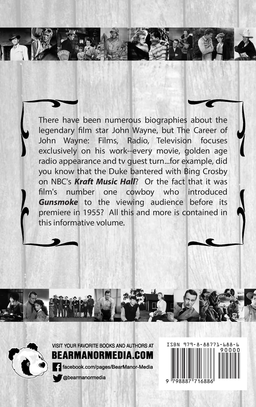 The Career of John Wayne - Films, Radio, Television
