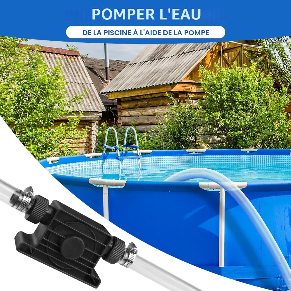 Flintronic Mini Pompe à Eau Électrique pour Perceuse Sans Fil - Pompe à Gasoil et Essence avec Accessoires pour Pompage Rapide d'Huile - Idéal pour Maison, Jardin, Piscine, Fontaine