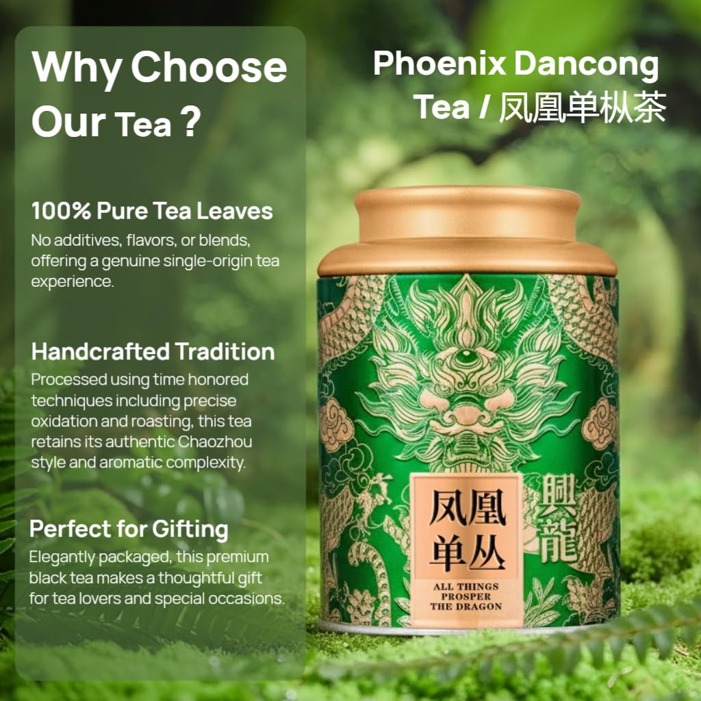 Phoenix Dancong Té Miel Orquídea | Té De Hojas Sueltas | Rico Aroma Floral | Juego De Regalo De Té Premium