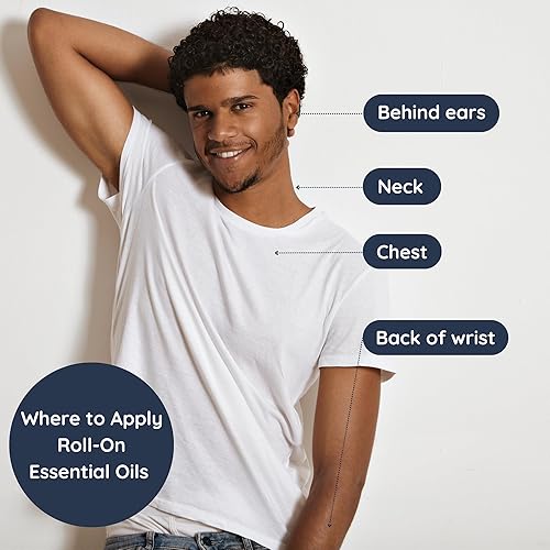 Miniatura 10 de Santal Perfume Roll On with Pure Organic Jojoba Oil, Alcohol Free, Eau de Toilette, Made in California 33