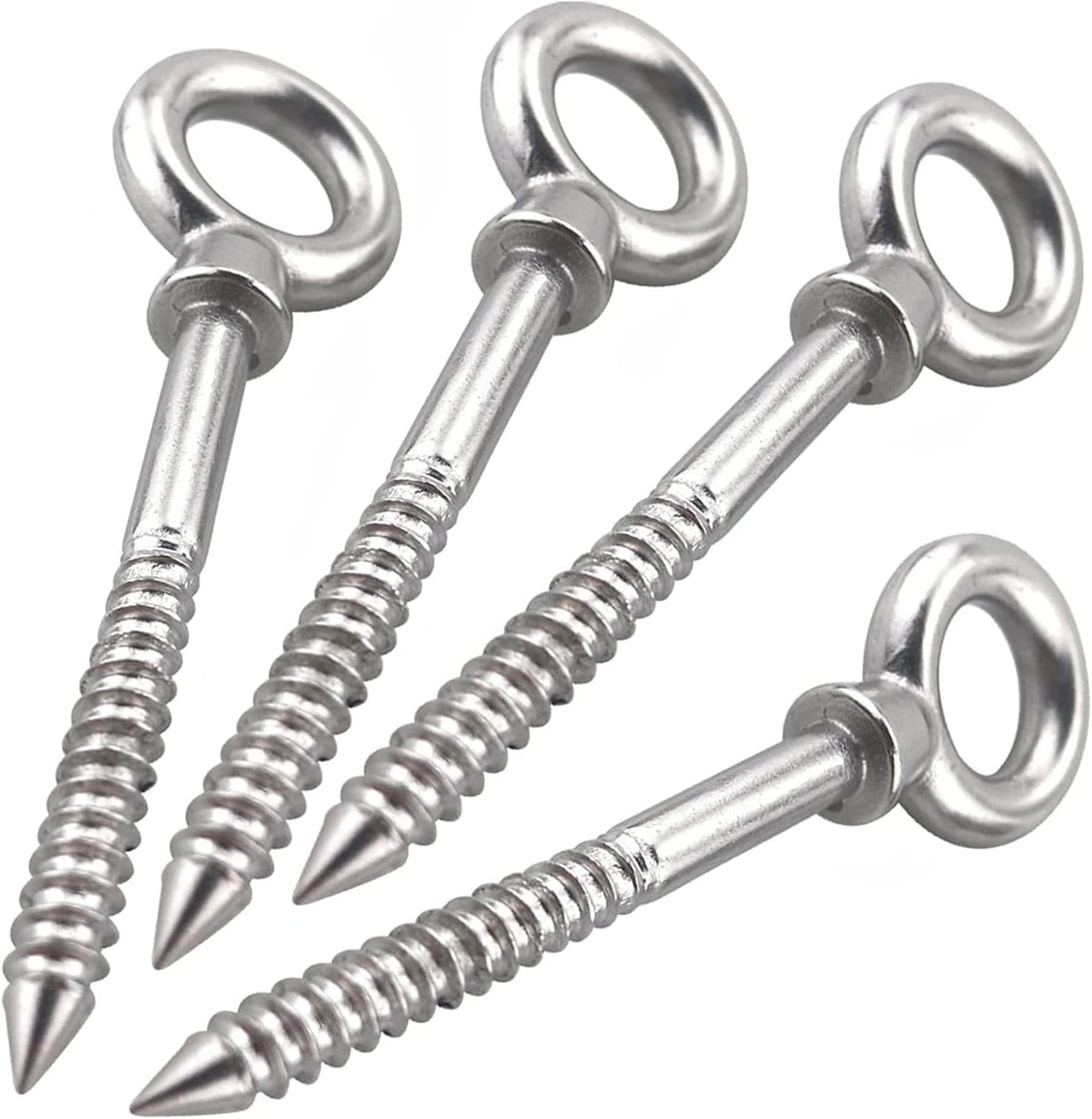 Galvanized Lag Screw Eye Bolts 1/4", 5/16", 3/8", 1