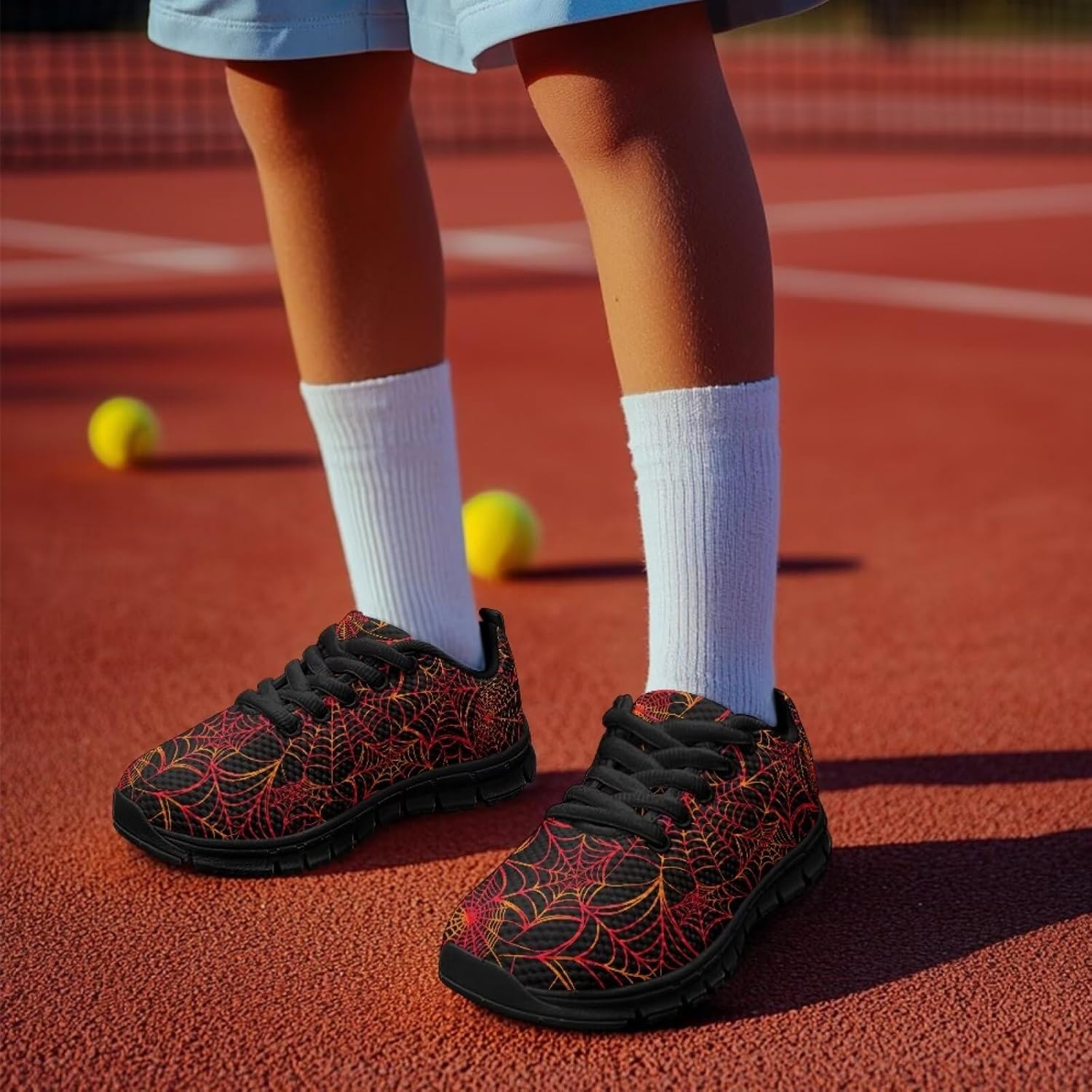 Flame Dragon Shoes for Boys Big Kid Cool Sneakers Lightweight Athletic Running Shoes School Knitted Mesh Trainer