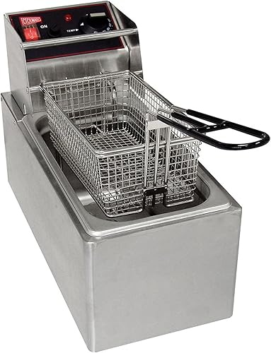 Grindmaster-Cecilware EL6 Freidora eléctrica para encimera, 6 libras