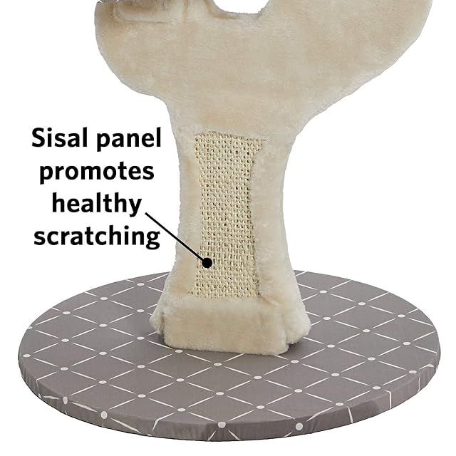 Foto 4 de 6 de MidWest Homes for Pets Salvador - Juguete para gatos con rascador incorporado en sisal y espacio abierto…