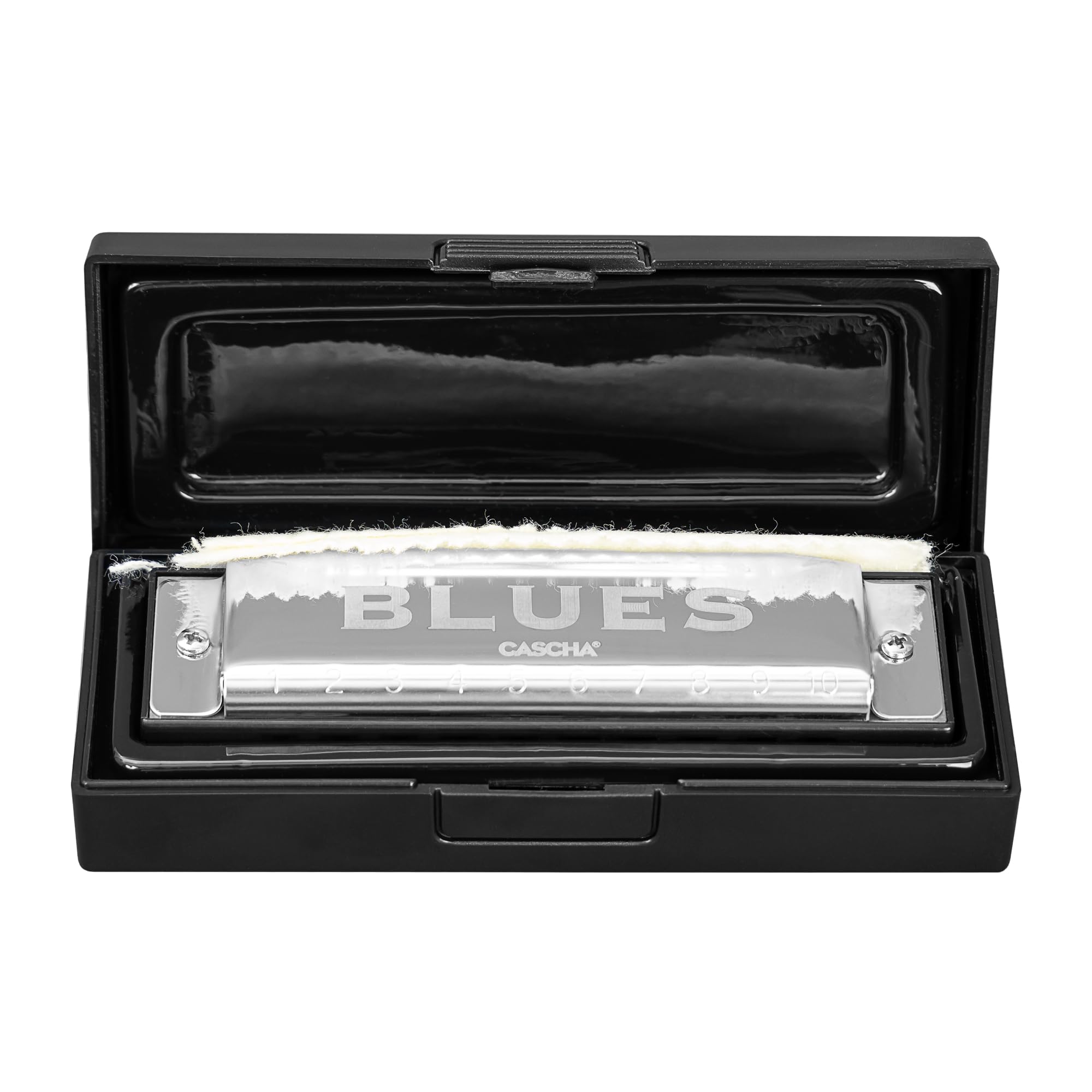 CASCHA Harmonica en Do, harmonica blues diatonique, instrument pour adultes, enfants et débutants avec étui HH 2007