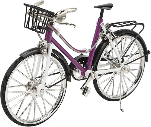 Miniatura 6 de Mini modelo, material de aleación, antiguo juego de juguete para ansiedad en miniatura, conjunto de colecciones de modelos de bicicleta de metal,