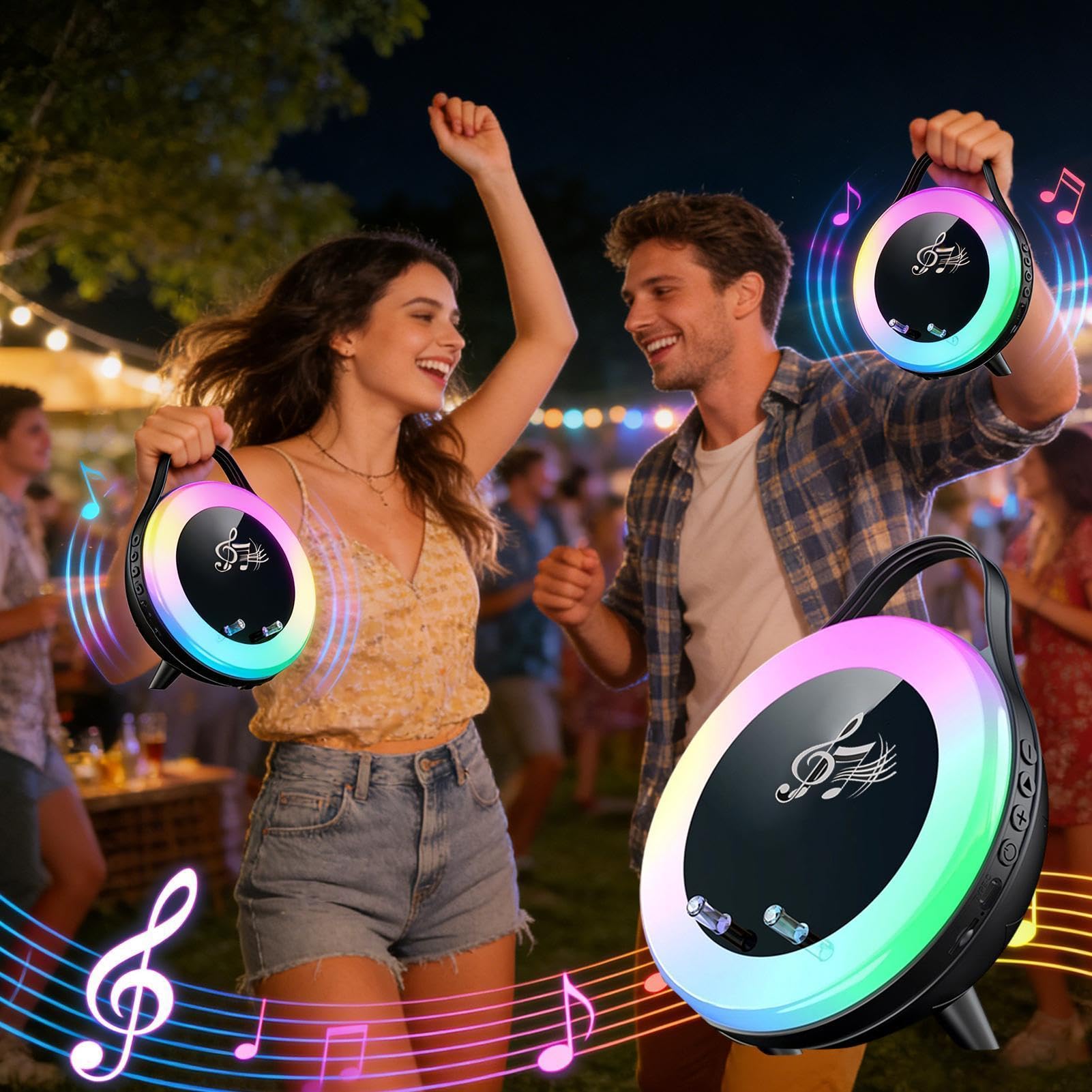Enceinte Portable Station d'Accueil Ergonomique avec Chargeur Portable
