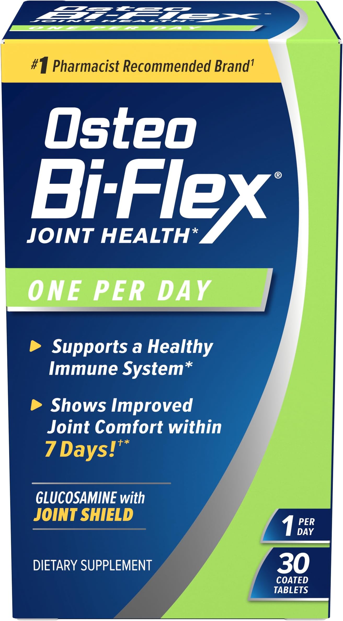 Osteo Bi-Flex One Per Day, 30 Coated Tablets With Vitamin D for Bone and Immune Health*