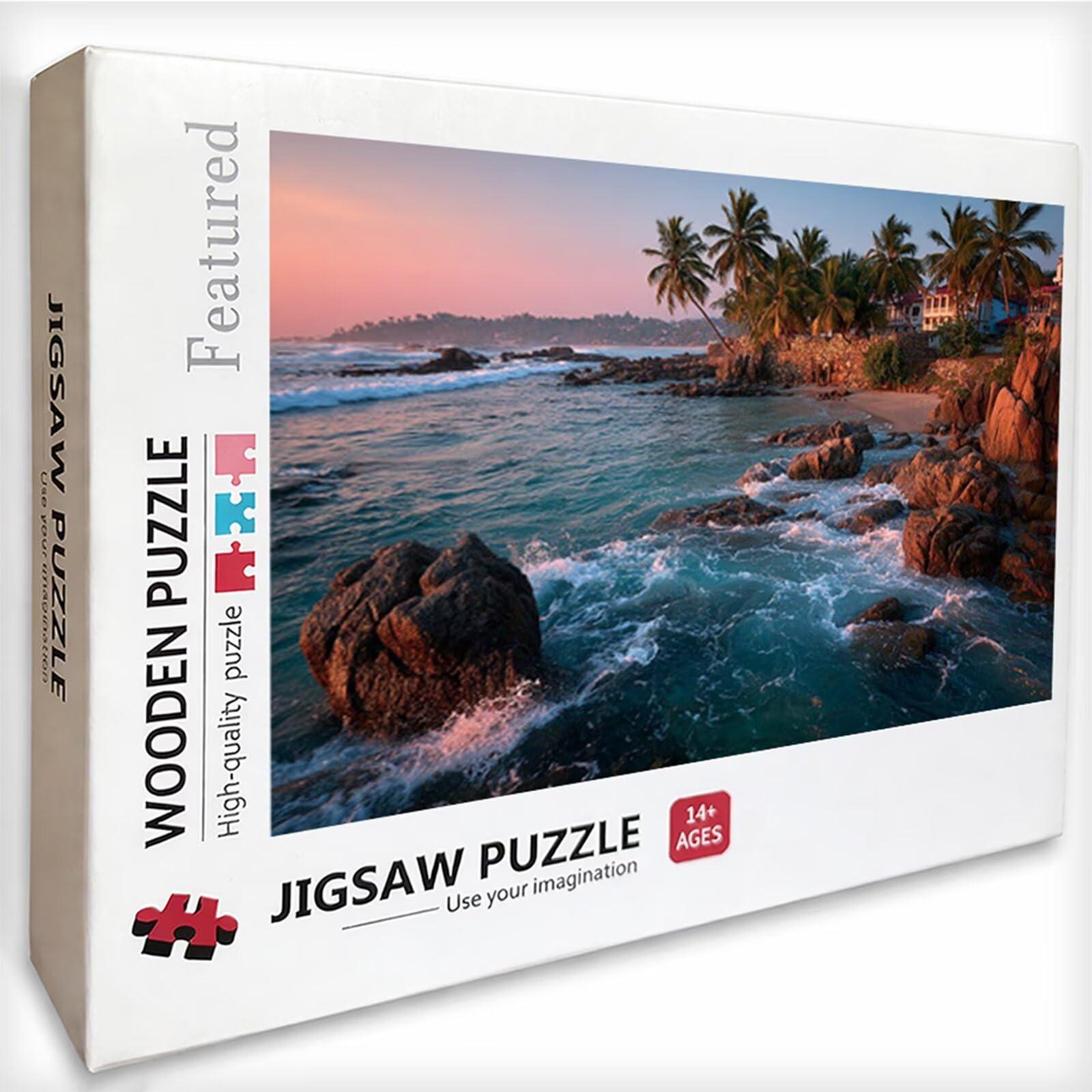 Costiero Puzzle 2000 Pezzi Adulti, Paesaggio Puzzle Legno con Scatola 99x70cm, Idea Regalo Uomo e Donna, Divertimento Per Adulti, per Gioco Familiar, Giochi di Sfida, Squisita Confezione, 2-4156