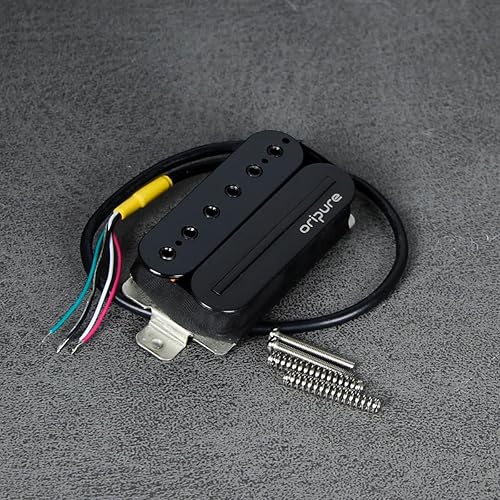 Vista 24 de Oripure Alnico 2 Pastillas Humbucker para guitarra con pastillas, pastilla de cuello, doble riel y tornillos Recogida de,Pastilla de puente,Juego