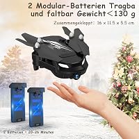 Wipkviey T26 FPV Drón 1080P Kamera, 3D Bukfenc, Összecsukható, 26-30 Perc Repülés 3