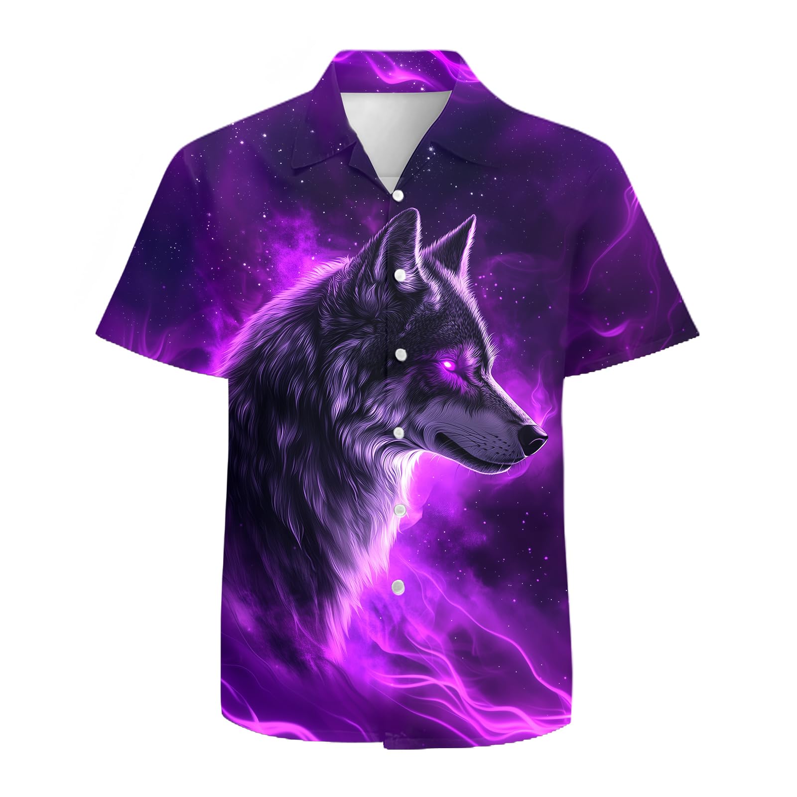 American Flag Eagle Men's Hawaiian Shirt 3D Graphic Button Down Short Sleeve Tropical Holiday Beach Aloha Shirts