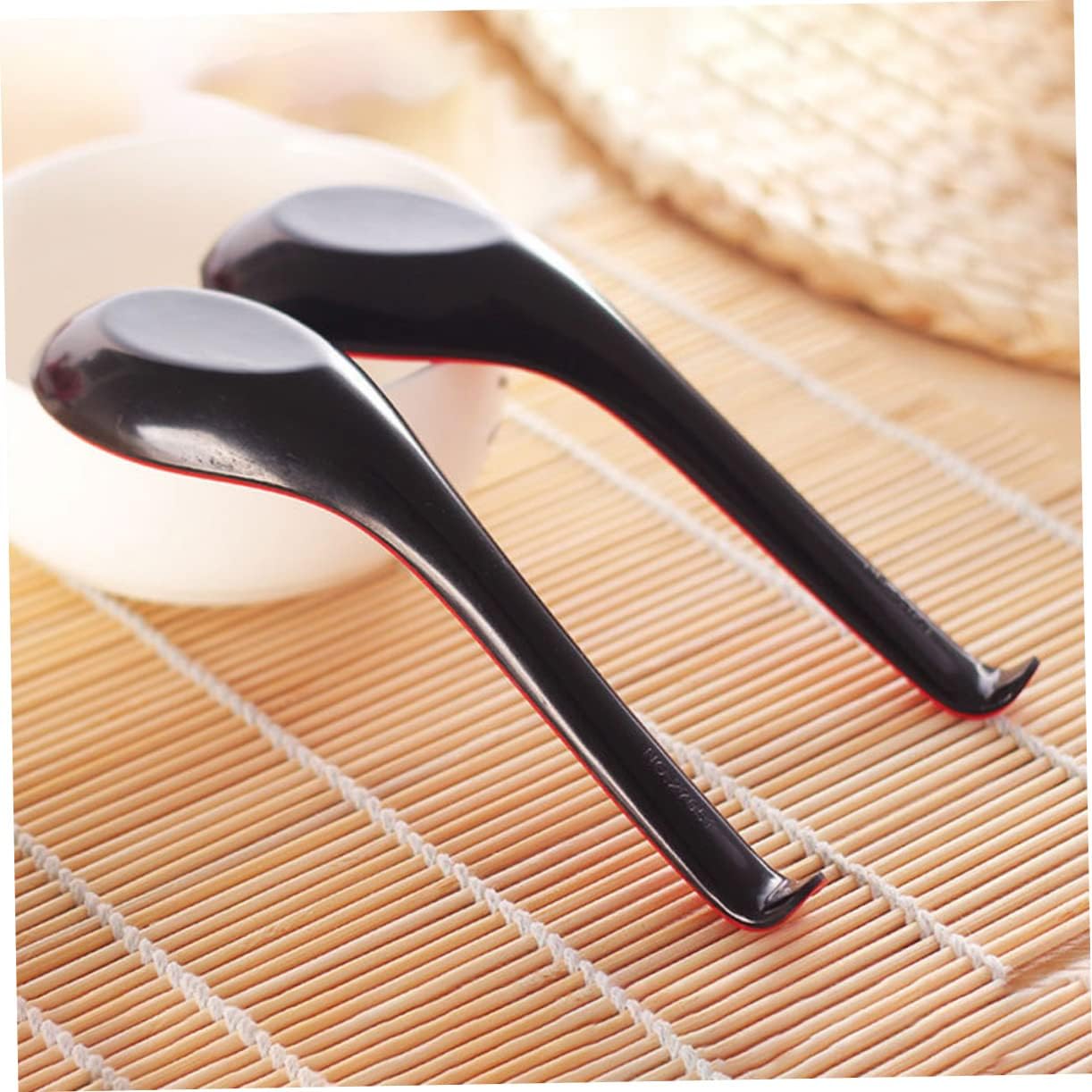 Pcs Imitation Porcelain Colored Spoons Chinese Soup Spoon Korean s Chinese Soup s Ramen Bowl Dinner Creative Ladle s Food
