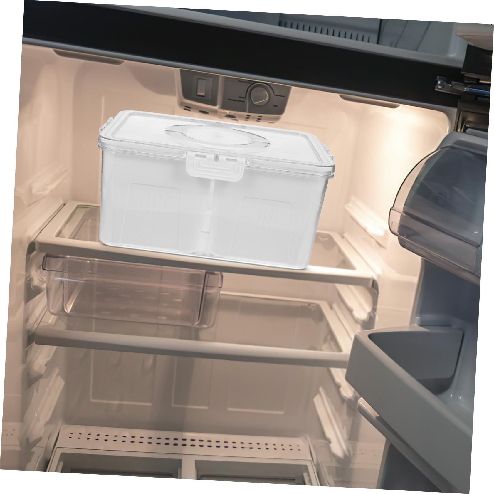 ULTECHNOVO Caja de Conservación de Alimentos Frescos Contenedores para Alimentos Tapa para Refrigerador Contenedores para Almacenar