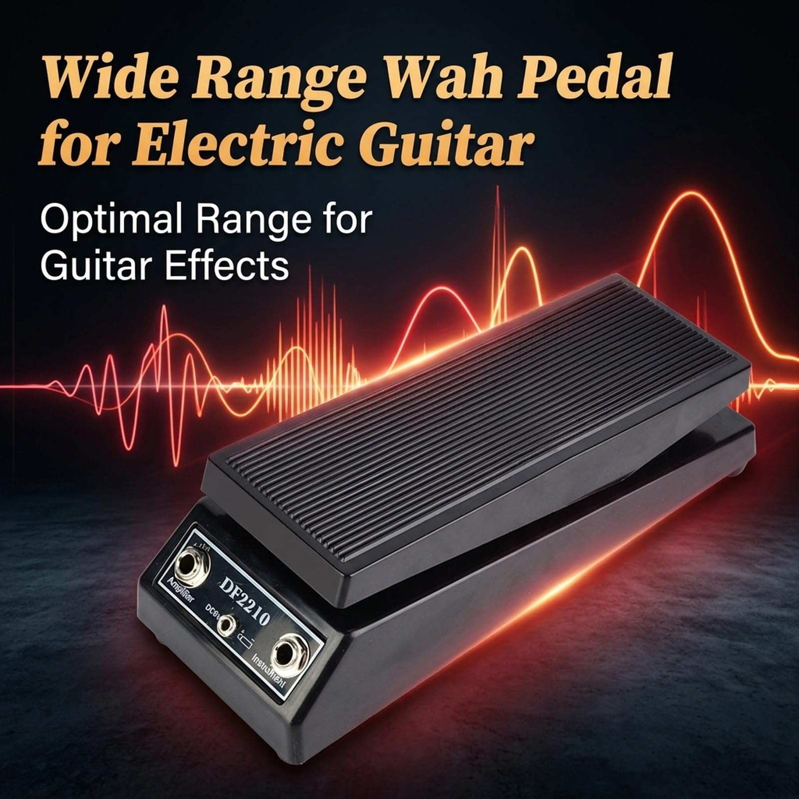Classic Wah Wah Guitar Pedal, DF2210 Wah Effect Pedal per chitarristi
