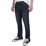 Men's 5 Pocket Straight Fit Stretch Waist Denim Jeans
