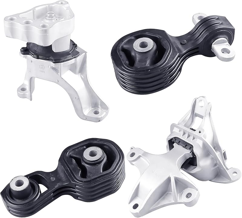 Kit de coxins do motor e câmbio TeukRiGa para Honda Accord 2018–2022 – 4 peças
