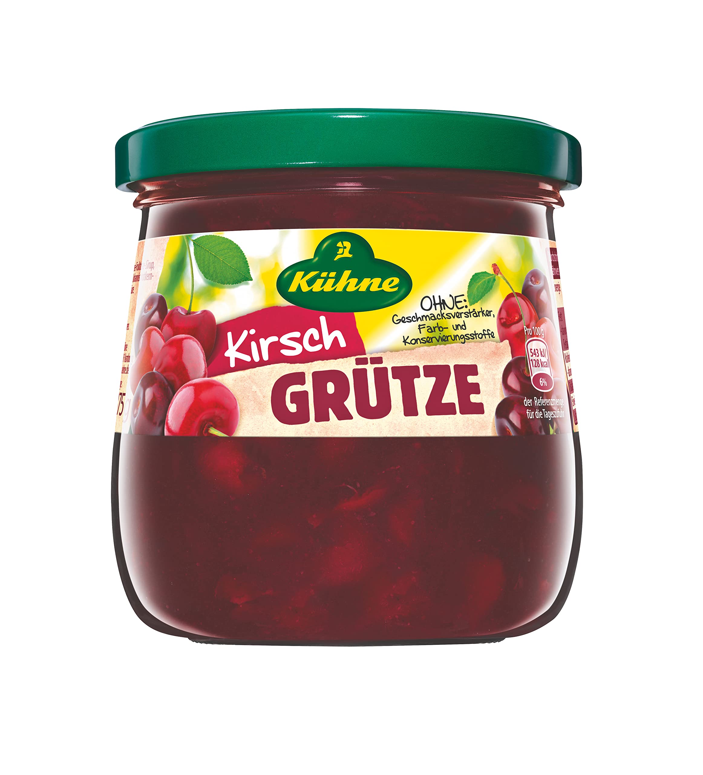 Kühne Kirsch Grütze, 375g