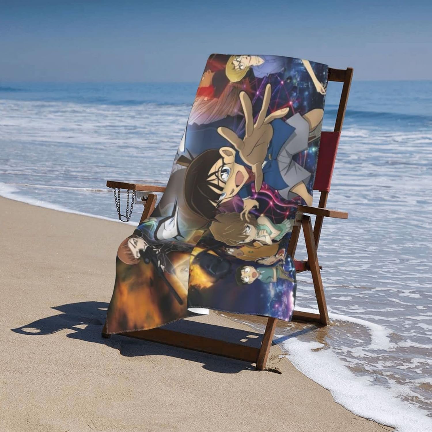 Amazon｜名探偵こなん バスタオル マイクロファイバー 高速吸水 速乾