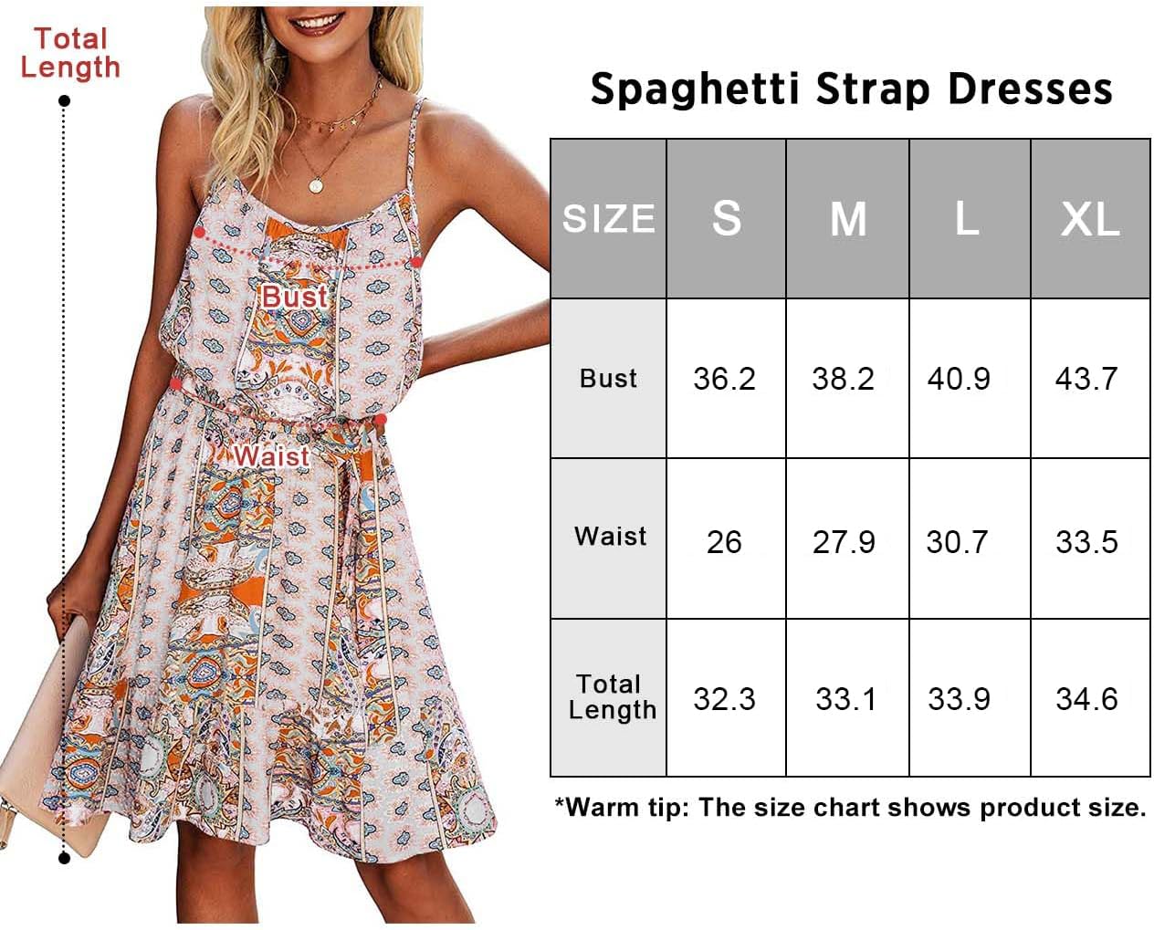 PRETTYGARDEN Women's Summer Mini Sundress Casual Spaghetti Strap Dresses Floral Sleeveless Ruffle Short Dress with Belt - Image 6