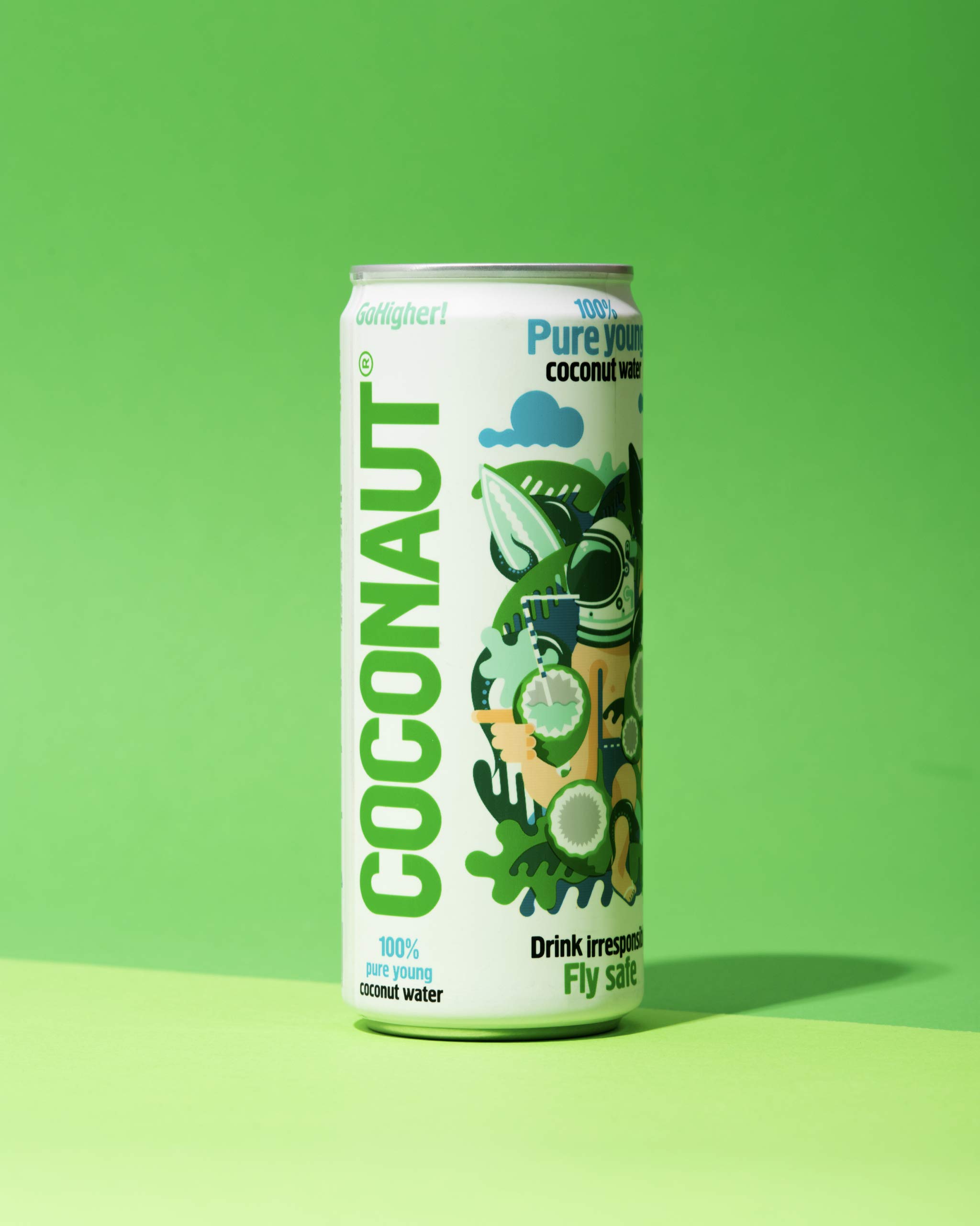 COCONAUT Kokoswasser Still (12 x 320ml Dose) Pur, Vegan, Paleo - Erfrischend und Kalorienarm - Reich an Vitaminen, Mineralstoffen und Spurenelementen