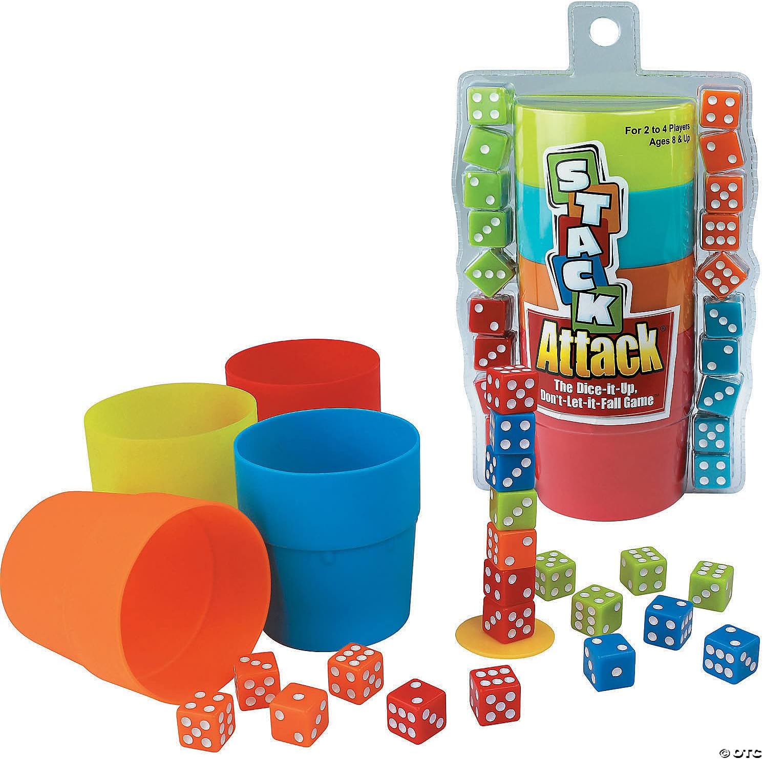 Classic Dice Game | Stack Attack Theme | 25 Pieces