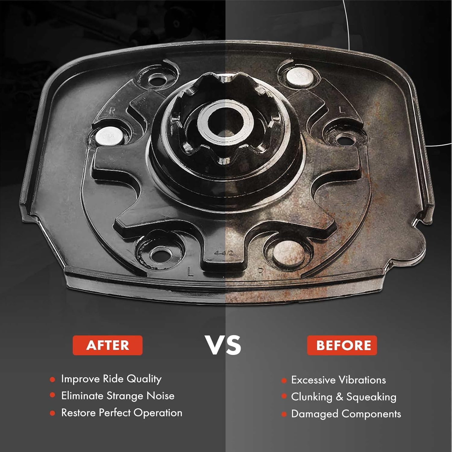 A-Premium Rear Right Suspension Strut Mount Compatible with Chevrolet Impala 2000-2013 Impala Limited 2014-2016 & Buick LaCrosse 2005-2009 Century 1997-2005 Allure & Pontiac Grand Prix & Oldsmobile