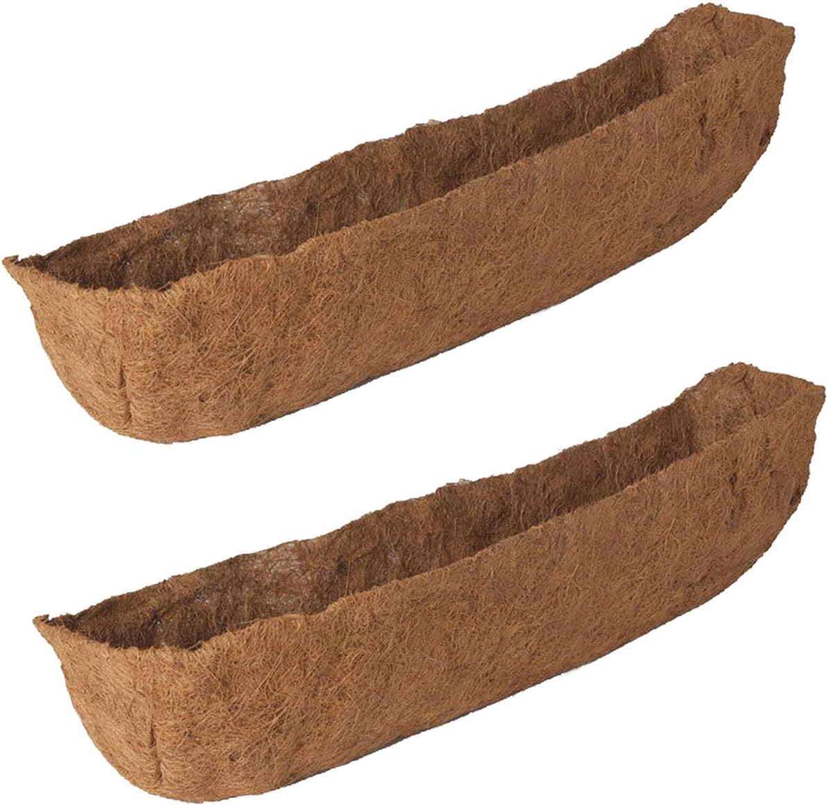 HFHOME 48" Coco Liner Coco Fiber Replacement Liner, 48 inch Natural Window Deck Coco