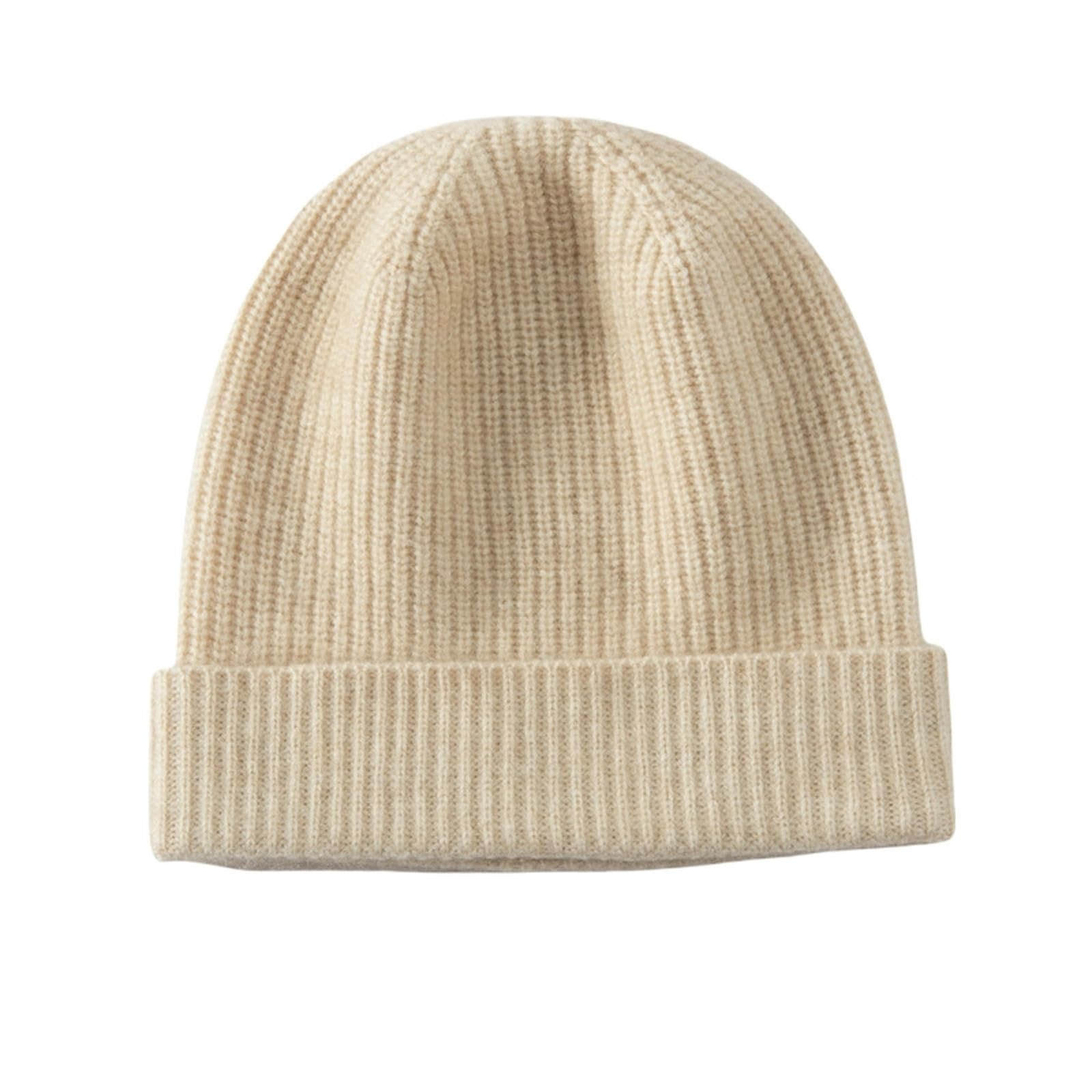 Gorro Invierno Mujer Sombreros De Punto De Lana con Volantes Masculinos Y Femeninos, Sombreros De Invierno Neutros con Volantes Diarios Elásticos, Suaves Y Cálidos-Marrón-Código Medio