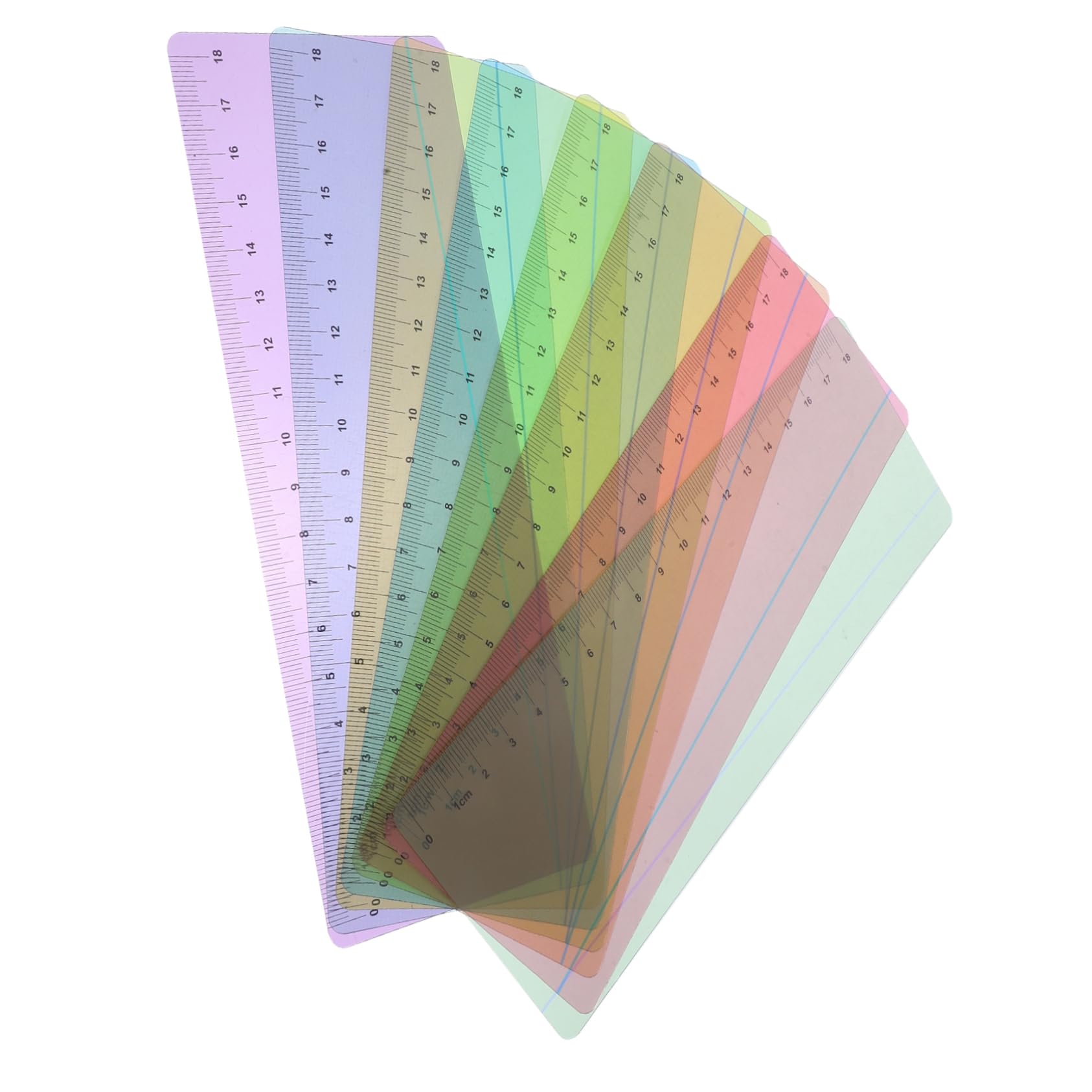DOITOOL 5 Set Segnalibri Decorativi Strisce Guida Per Tracciamento Della Versatili E Leggeri Aiuto Visivo Per Lettori Ottimo Per La Pagina 8 Pezzi * 5