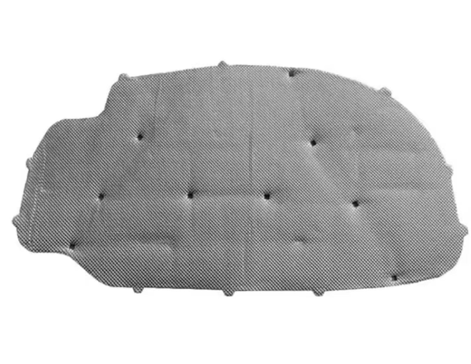 Fdurftar One Color Cotton Soundproof Cover For Vw For Golf 5 For Jetta 2006-2011 Front Engine Hood Insulation Cotton Sound Heat Engine Hood Insulation Pad(Full Aluminum Front)