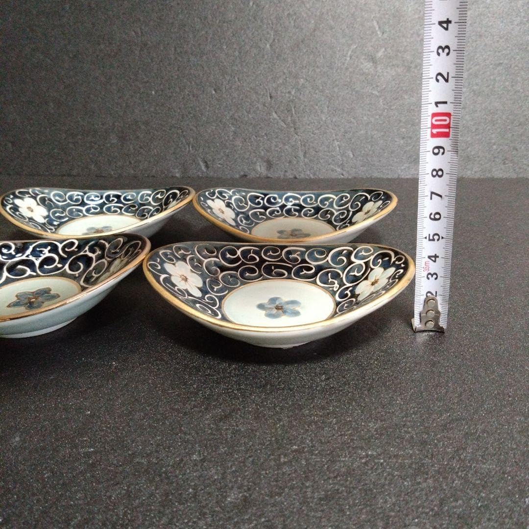 波佐見焼 龍庵窯 銘々皿5枚 お祝い 料亭 レストラン 好評頂いている