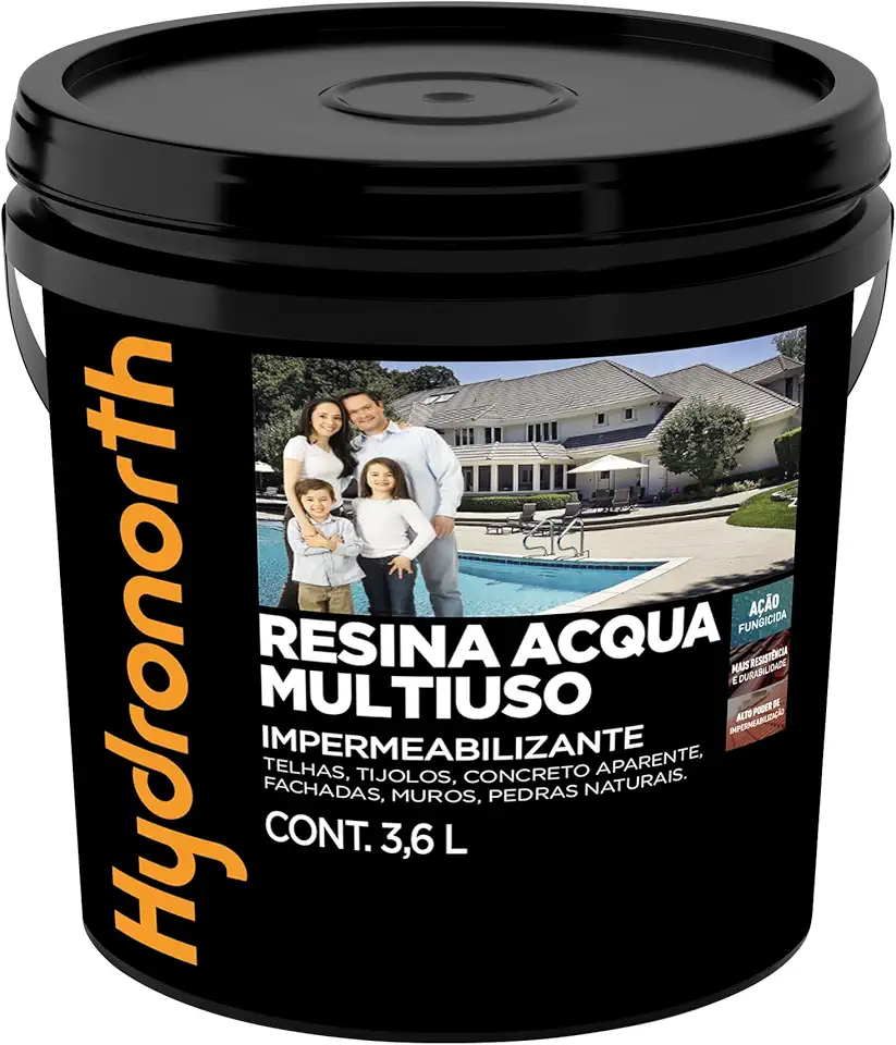 RESINA MULTIUSO ACQUA FOSCA INCOLOR GALAO 3,6 L - HYDRONORTH