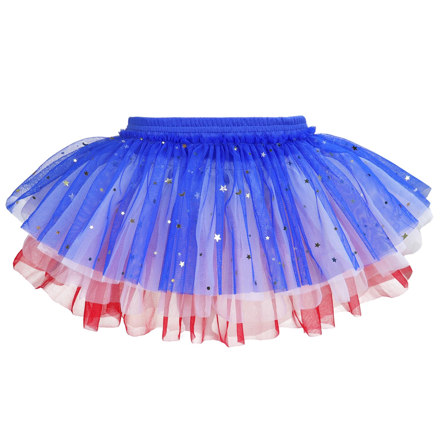 Baby Girls Soft Fluffy Tutu Skirt with Diaper Cover, Tulle Dress Skirt 3 Layers Soft for Newborn,Toddler