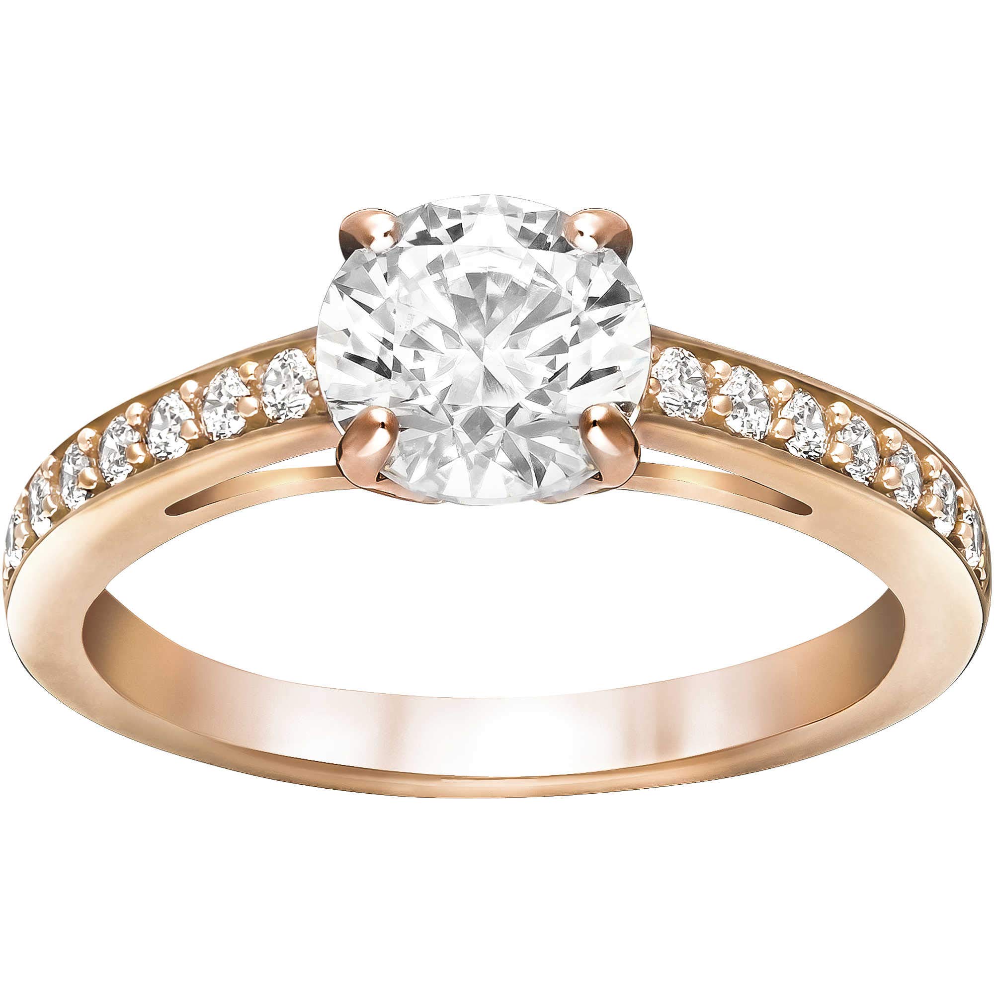 SWAROVSKI Damen-Ringe Edelstahl Kristall '- Ringgröße 60 5184204