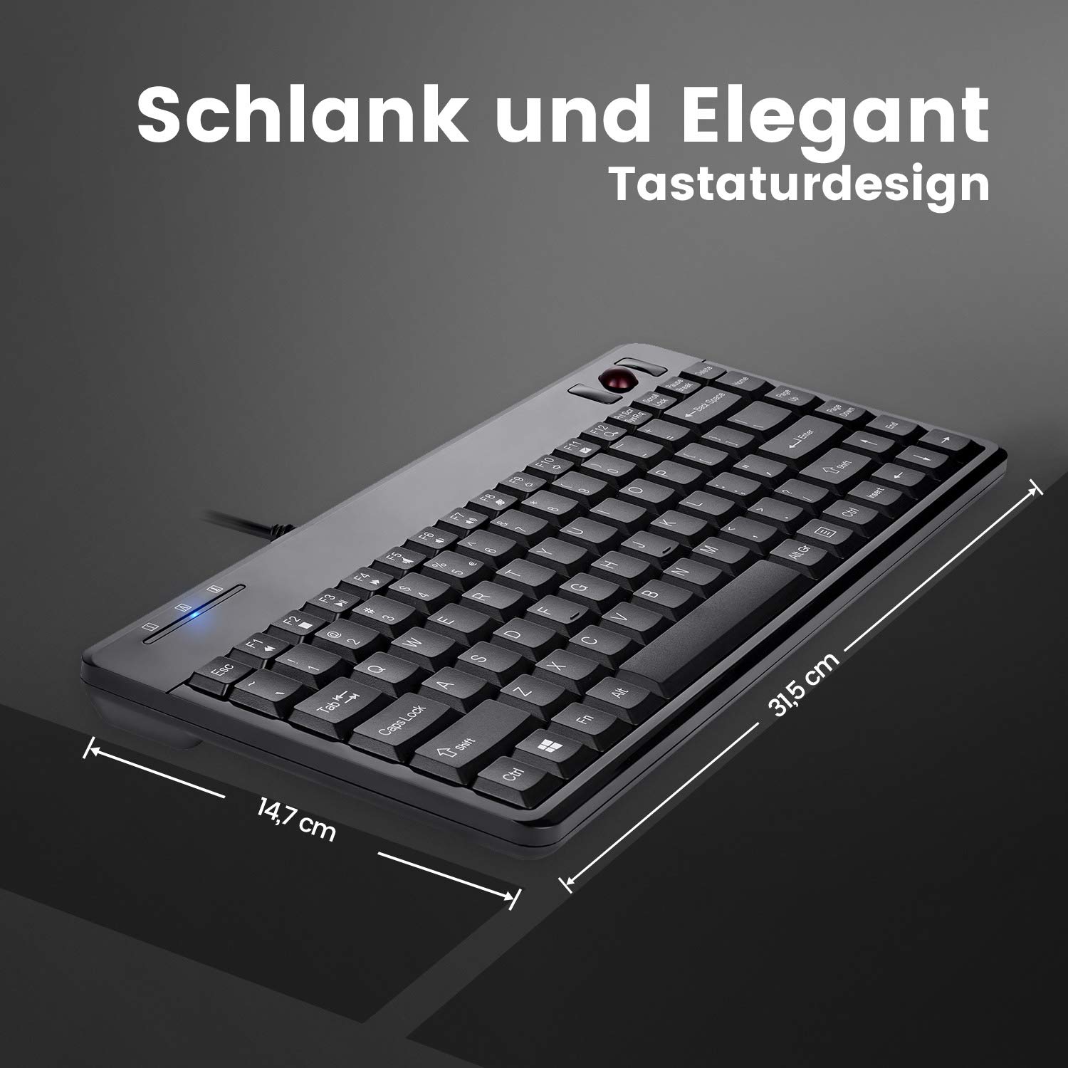 Perixx Compatible Tastatur PERIBOARD-505H Plus