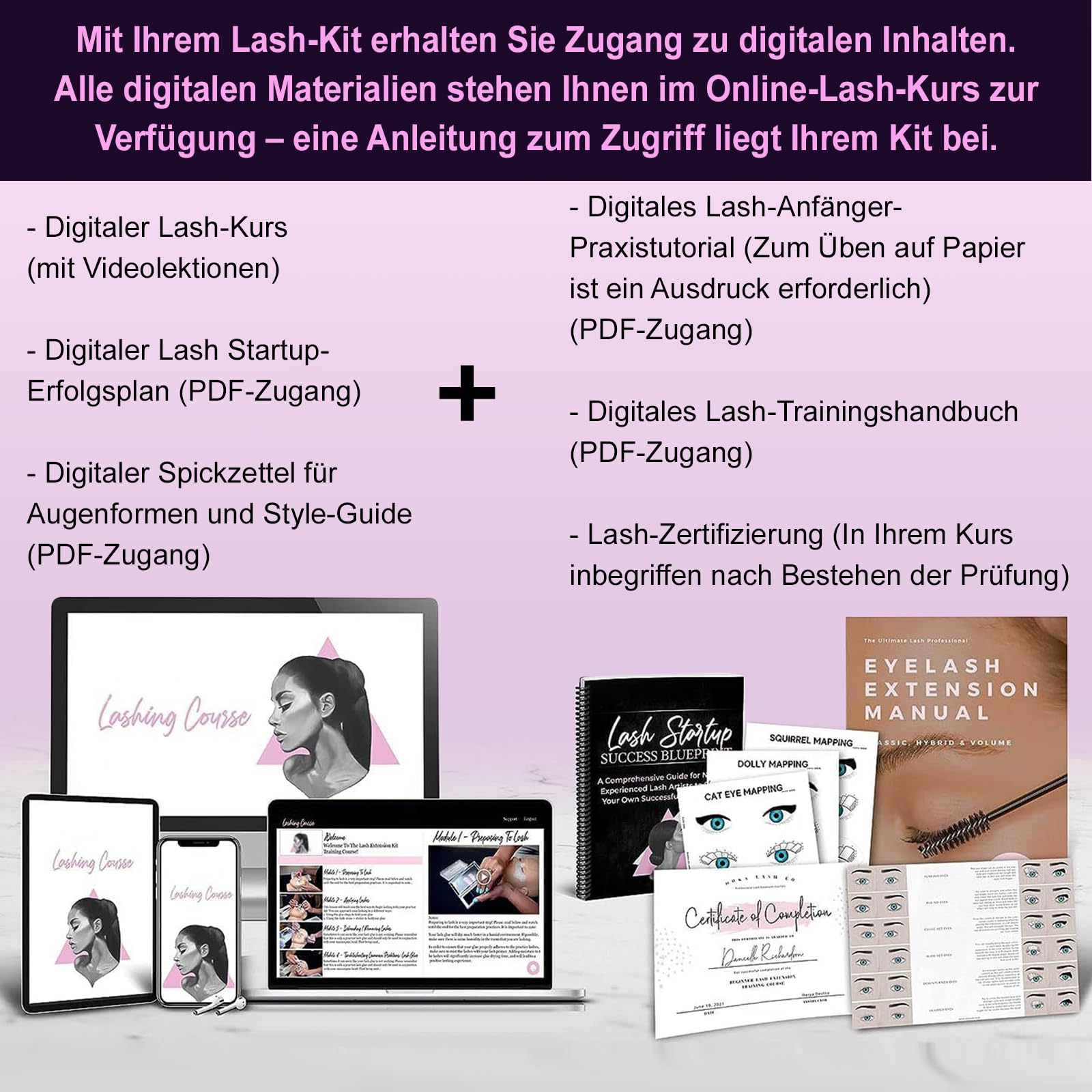 TwoWin Wimpernverlängerungs Set with 4 pairs Removable Eyelids, Eyelash Extension Kit, Professionelle Wimpern Mannequin Kopf Set, Wimpern Extensions Set, Wimpernverlängerung Starterset