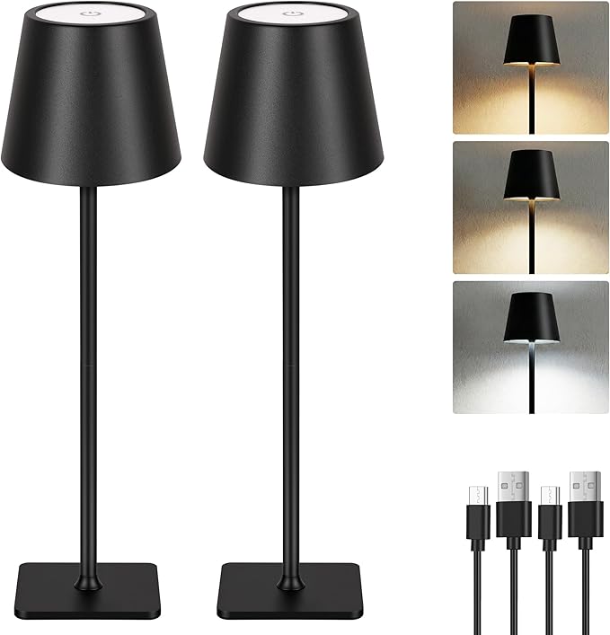 ROTTOGOON LED Table Lamp with Touch Dimmable Feature