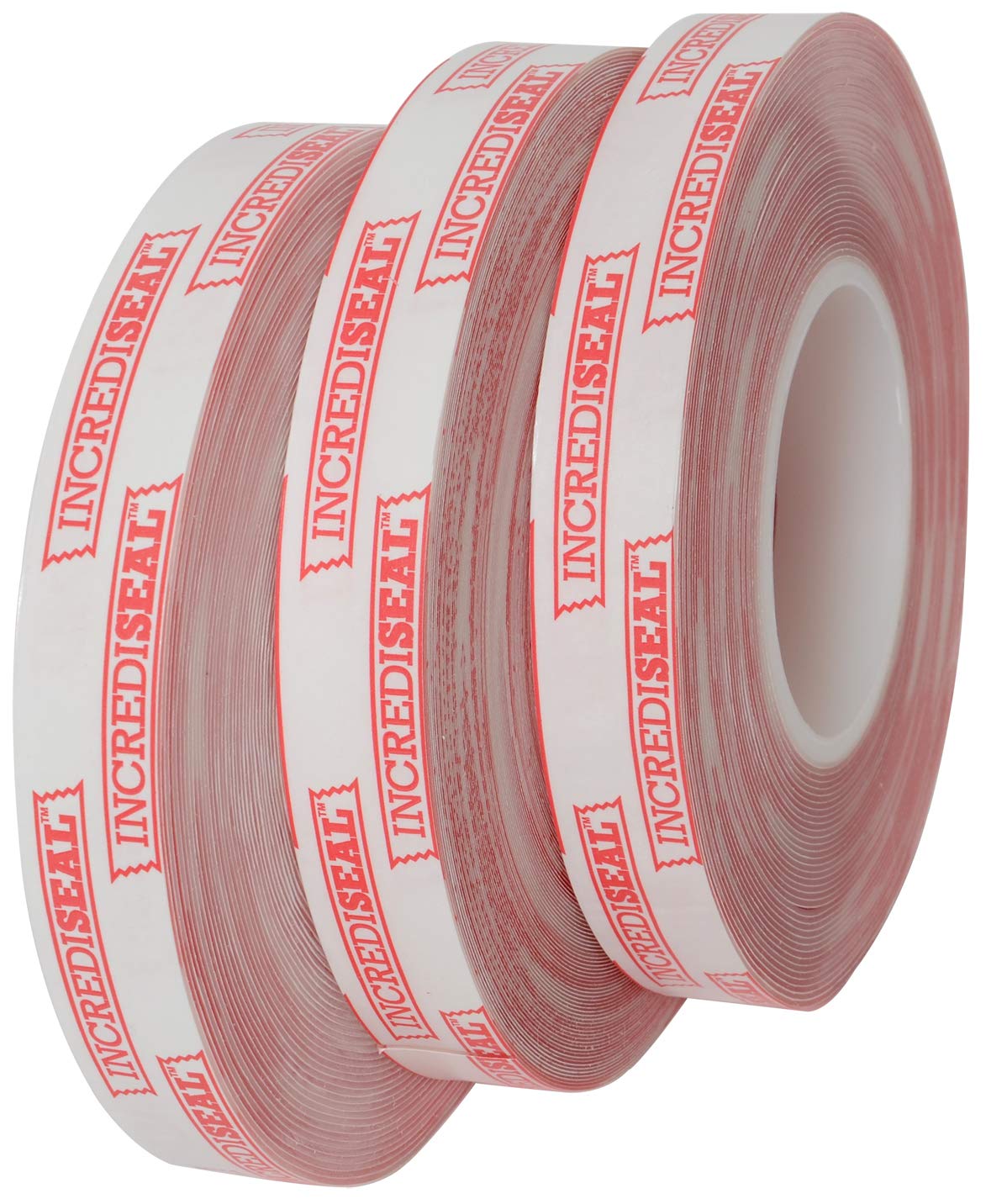 IncrediSealDouble Sided Clear Permanent Bond Mounting Tape .5 (1/2" Inch) x 30 Yards - 12 Rolls