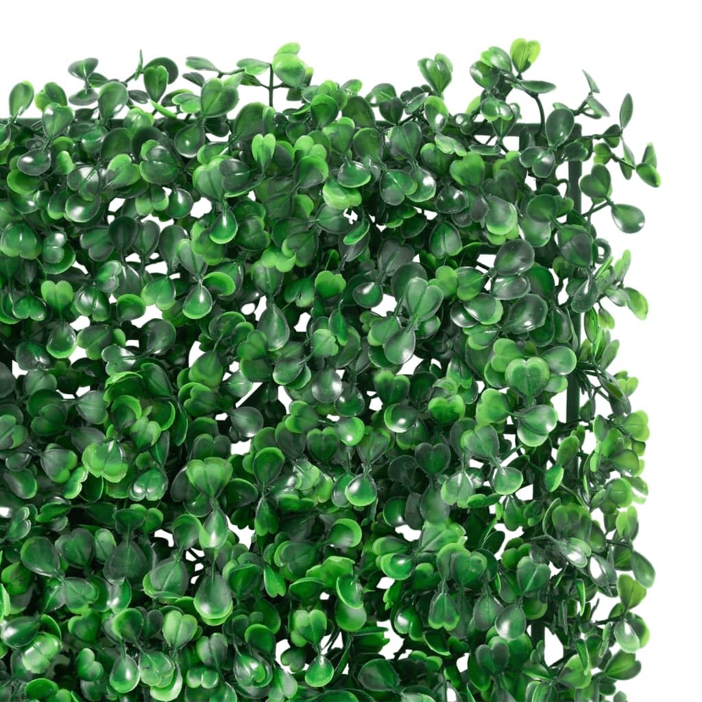 Siepe artificiali, 24 pezzi, verde, 40 x 60 cm, in polietilene, per giardino, terrazza, protezione da sguardi indiscreti, parete decorativa per piante, elementi di recinzione facili da pulire, per