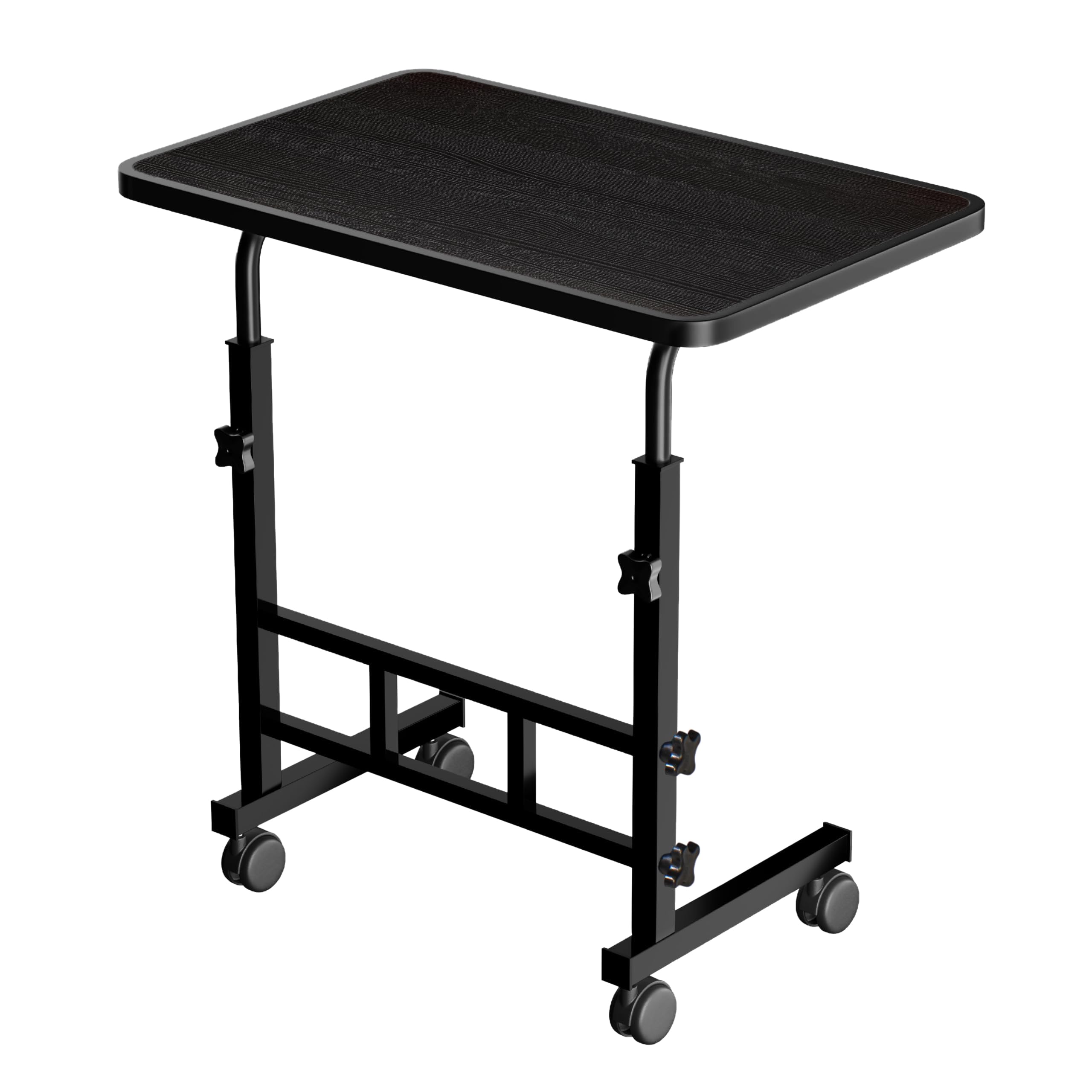 TEKCOOL Multi-Purpose Laptop Table, Study Table| Bed Table| Adjustable Height, Portable for Office, Work Form Home | DIY Table, Easy to Assemble, Engineered (Black)-picture-12