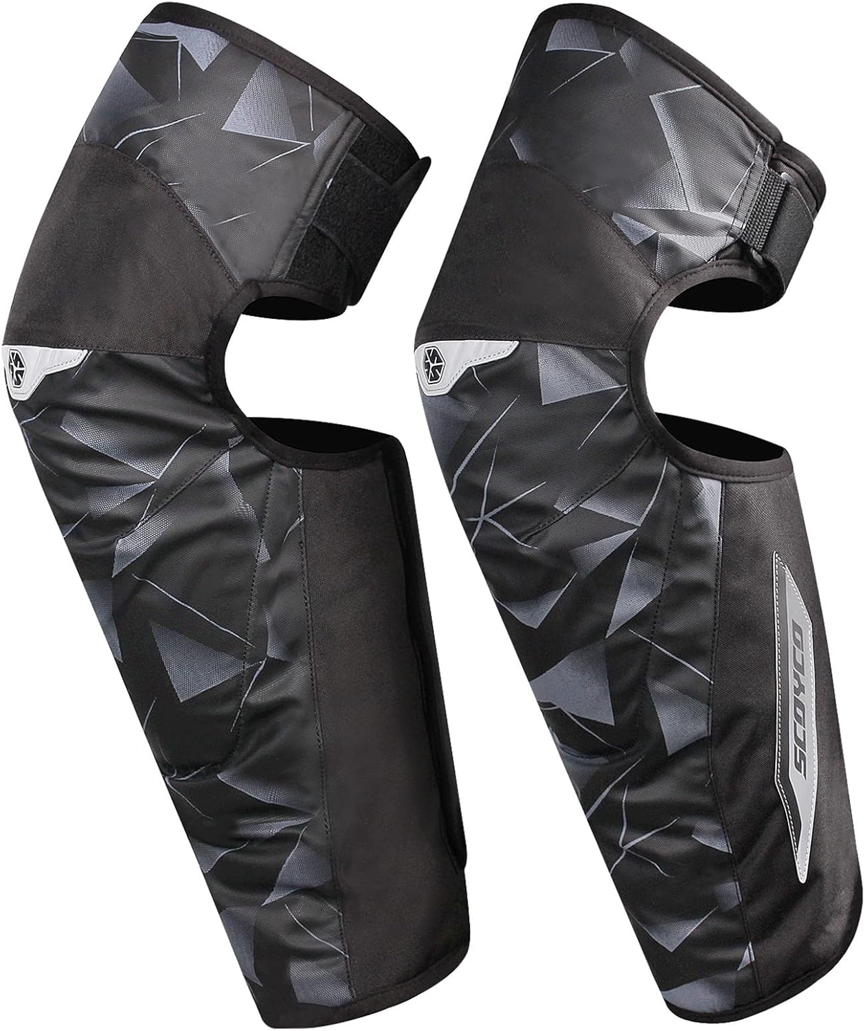 Scoyco Motorcycle Knee Guards Winter Windproof Leg Warmers Pad Cold Weather Skiing Skating Leg Gaiters Motocross Knee Shin Pads Protector with CE Armored for Riding Cycling