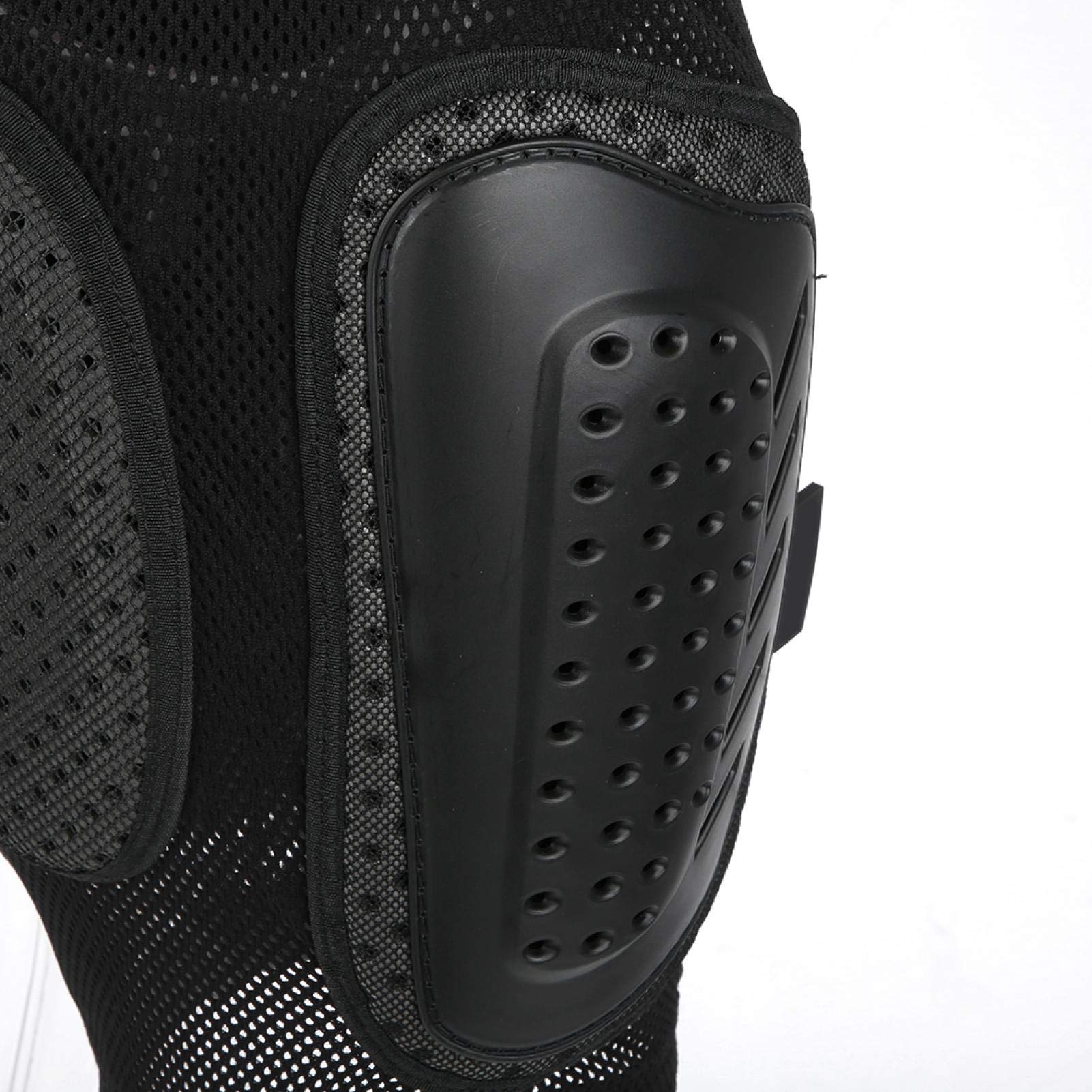 Pantalones Cortos de Ropa Interior para Ciclismo de Bicicleta, Pantalones Cortos Acolchados 3D, Protección para Cadera Y Trasero, Doble Protección para Cadera Protectora, Ciclismo de Coxis(Negro L)