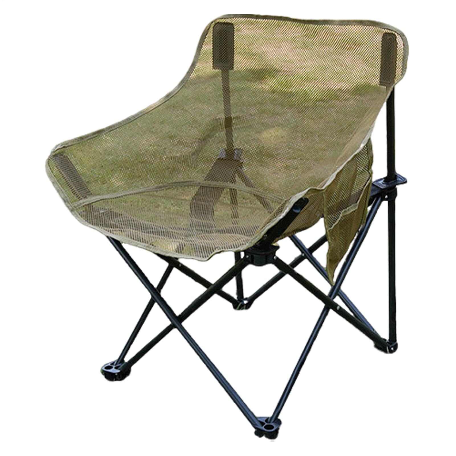 Sedia Pieghevole Da Campeggio Portatile Superfici Della Seduta Allargate, | Resistente Sgabello da Riposo, Attrezzatura da Esterno per Campeggio, Pesca, Trekking, Picnic,
