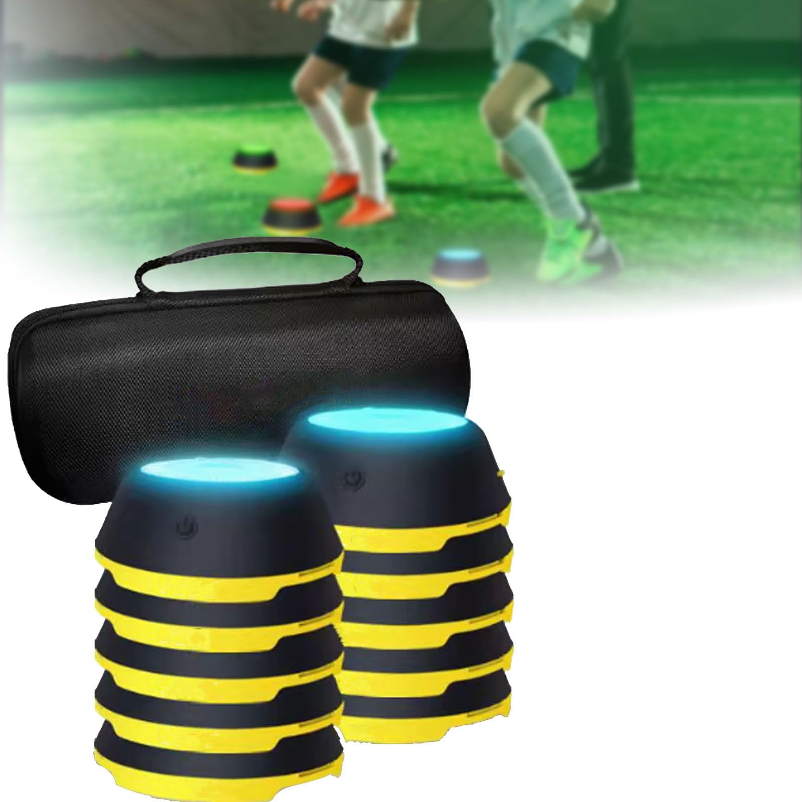 LjyAeono Reaction Training Light for Boxing and Fitness, This Smart Light Improves Reaction Speed, Agility and Cognitive Brain Training 10lights