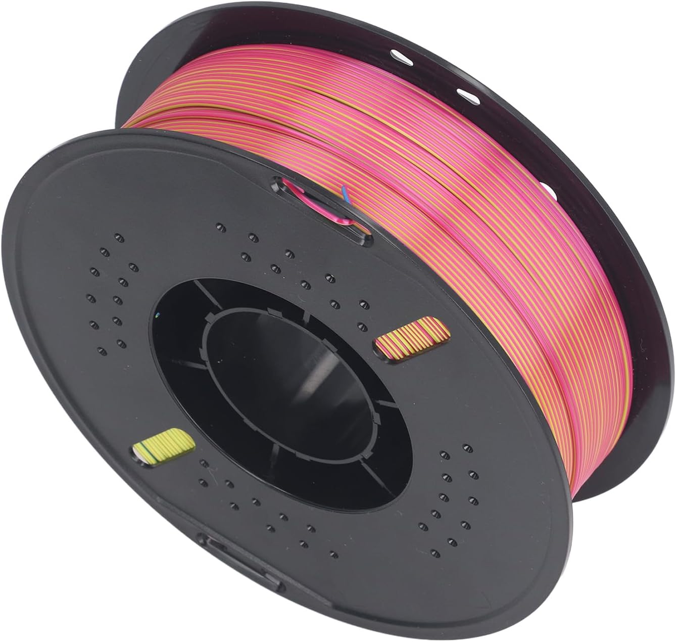 Jeanoko PLA Filament Shiny 3 Color for 3D Printer, Silk Smoothly Red Yellow Blue PLA Filament for Fine Detail Printing